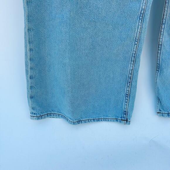 Reformation Jeans Cary High Rise Slouchy Wide Leg Jeans Light Bowen 31 Baggy - Picture 6 of 11